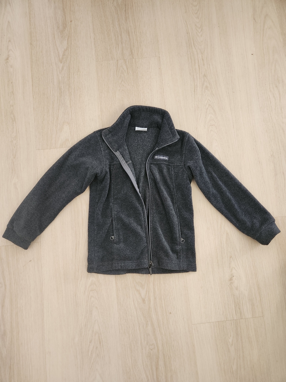 Columbia Kids' Charcoal Zip-Up Fleece Jacket